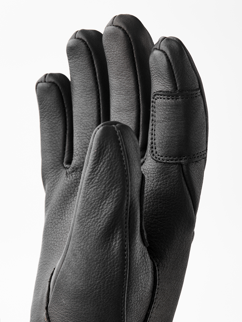 Hestra Womens Fall Line Leather Ski Gloves - Black-4